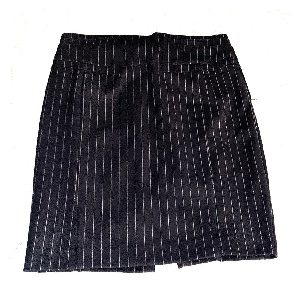 Express pin striped pencil skirt